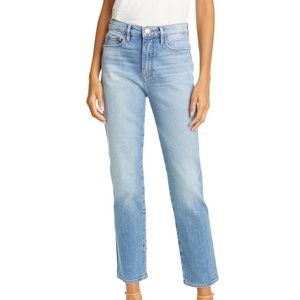 FRAME Le Sylvie High Waist Slender Straight Leg